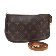 Louis Vuitton Vintage Pre-owned Canvas kuvertvskor Brown, Dam