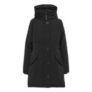 Canada Goose Svart Rossclair Vadderad Parkasjacka Black, Dam