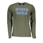 North Sails Stiligt Grönt Långärmad T-shirt Green, Herr