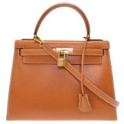 Hermès Vintage Pre-owned Laeder handvskor Brown, Dam