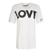 Moschino Stiliga T-shirts och Polos White, Dam