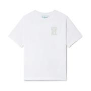 Casablanca Pastelle Tennis T-shirt Vit White, Herr