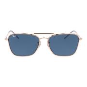 Ray-Ban Fyrkantig Metallram Solglasögon Yellow, Unisex