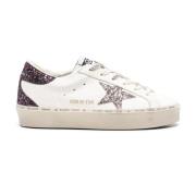 Golden Goose White Star Silver Sneakers White, Dam