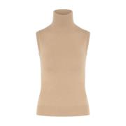 Sportmax Kamel Tanktop 22366051600-001 Brown, Dam