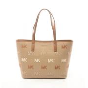 Michael Kors Pre-owned Pre-owned Laeder totevskor Beige, Dam