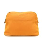 Hermès Vintage Pre-owned Bomull kuvertvskor Yellow, Dam