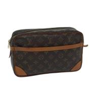 Louis Vuitton Vintage Pre-owned Canvas kuvertvskor Brown, Dam