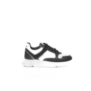 Cerruti 1881 Svart och vit läder sneakers Black, Dam