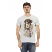 Trussardi Kortärmad Rund Hals T-shirt Gray, Herr