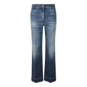 Victoria Beckham Stiliga Denim Jeans för Kvinnor Blue, Dam