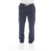 Baldinini Chino Byxor med Dragsko Blue, Herr