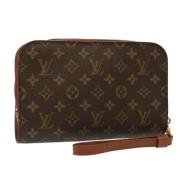 Louis Vuitton Vintage Pre-owned Canvas kuvertvskor Brown, Dam