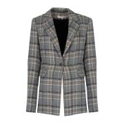 Liu Jo Klassisk Blazer Gray, Dam