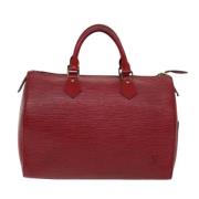 Louis Vuitton Vintage Pre-owned Laeder louis-vuitton-vskor Red, Dam