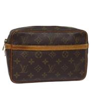 Louis Vuitton Vintage Pre-owned Canvas kuvertvskor Brown, Dam