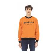 Baldinini Långärmad Sweatshirt Orange, Herr