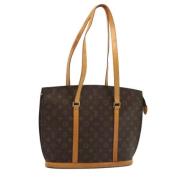 Louis Vuitton Vintage Pre-owned Canvas axelremsvskor Brown, Dam