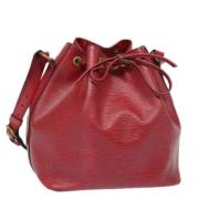 Louis Vuitton Vintage Pre-owned Laeder axelremsvskor Red, Dam