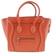 Celine Vintage Pre-owned Laeder handvskor Orange, Dam