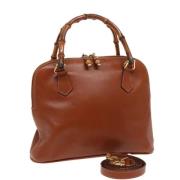 Gucci Vintage Pre-owned Laeder handvskor Brown, Dam