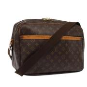 Louis Vuitton Vintage Pre-owned Canvas axelremsvskor Brown, Dam