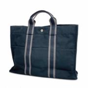 Hermès Vintage Pre-owned Canvas totevskor Blue, Dam