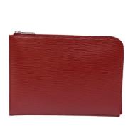 Louis Vuitton Vintage Pre-owned Laeder kuvertvskor Red, Dam