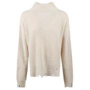 Hinnominate Mysig Stickad Turtle Neck Sweater Beige, Dam