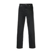 A.p.c. Svarta Jeans Med Rak Passform Black, Herr