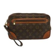 Louis Vuitton Vintage Pre-owned Canvas kuvertvskor Brown, Dam