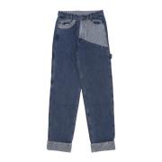 Karl Kani Baggy Denim Arbetsbyxor Blå/Vit Blue, Herr