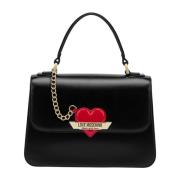 Moschino Svart Syntetisk Dam Crossbody Väska Black, Dam