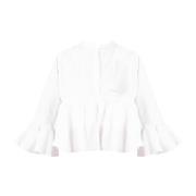 Pinko Elegant Rund Hals Blus White, Dam