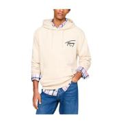 Tommy Hilfiger Grafisk Entry Sweatshirt Beige, Herr