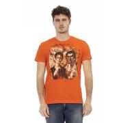 Trussardi Sunset Hue Bomullsblandning Tee Orange, Herr