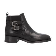 Alpe Ankelboots i läder Black, Dam