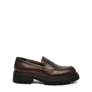 Rotta Brun Läder Loafer Sko Brown, Dam