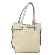 Gucci Vintage Pre-owned Canvas handvskor Beige, Dam