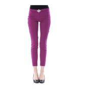 Byblos Skinny Byxor med Sidoficka Purple, Dam