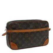 Louis Vuitton Vintage Pre-owned Canvas kuvertvskor Brown, Dam