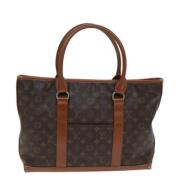 Louis Vuitton Vintage Pre-owned Canvas totevskor Brown, Dam