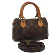 Louis Vuitton Vintage Pre-owned Canvas handvskor Brown, Dam