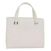 Burberry Vintage Pre-owned Canvas handvskor White, Dam