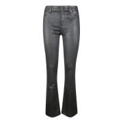 7 For All Mankind Utställda Jeans Black, Dam