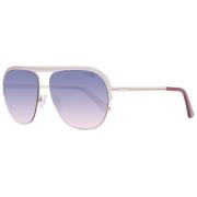 Guess Roséguld Aviator Solglasögon Yellow, Unisex