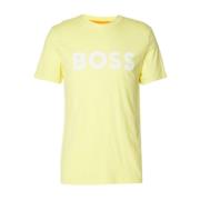 Hugo Boss Mäns Thinking T-shirt Yellow, Herr