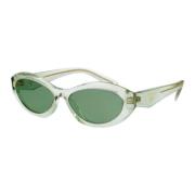 Prada Stiliga solglasögon med 0PR 26Zs design Green, Dam