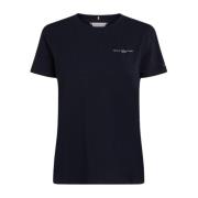 Tommy Hilfiger Vintage Logo T-Shirt Blue, Dam