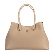 Tommy Hilfiger Beige Polyester Handbag Beige, Dam